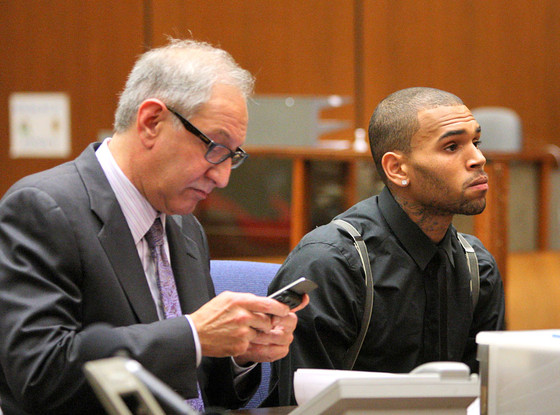 Chris Brown, Mark Geragos Chris Brown, Mark Geragos